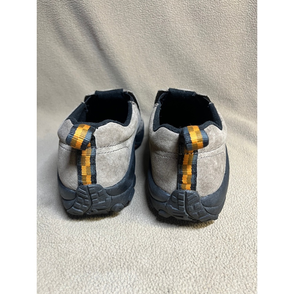 Merrell Jungle Moc Mens Suede Slip On Shoes Taupe Grey Casual Outdoor Comfort - Picture 3 of 16